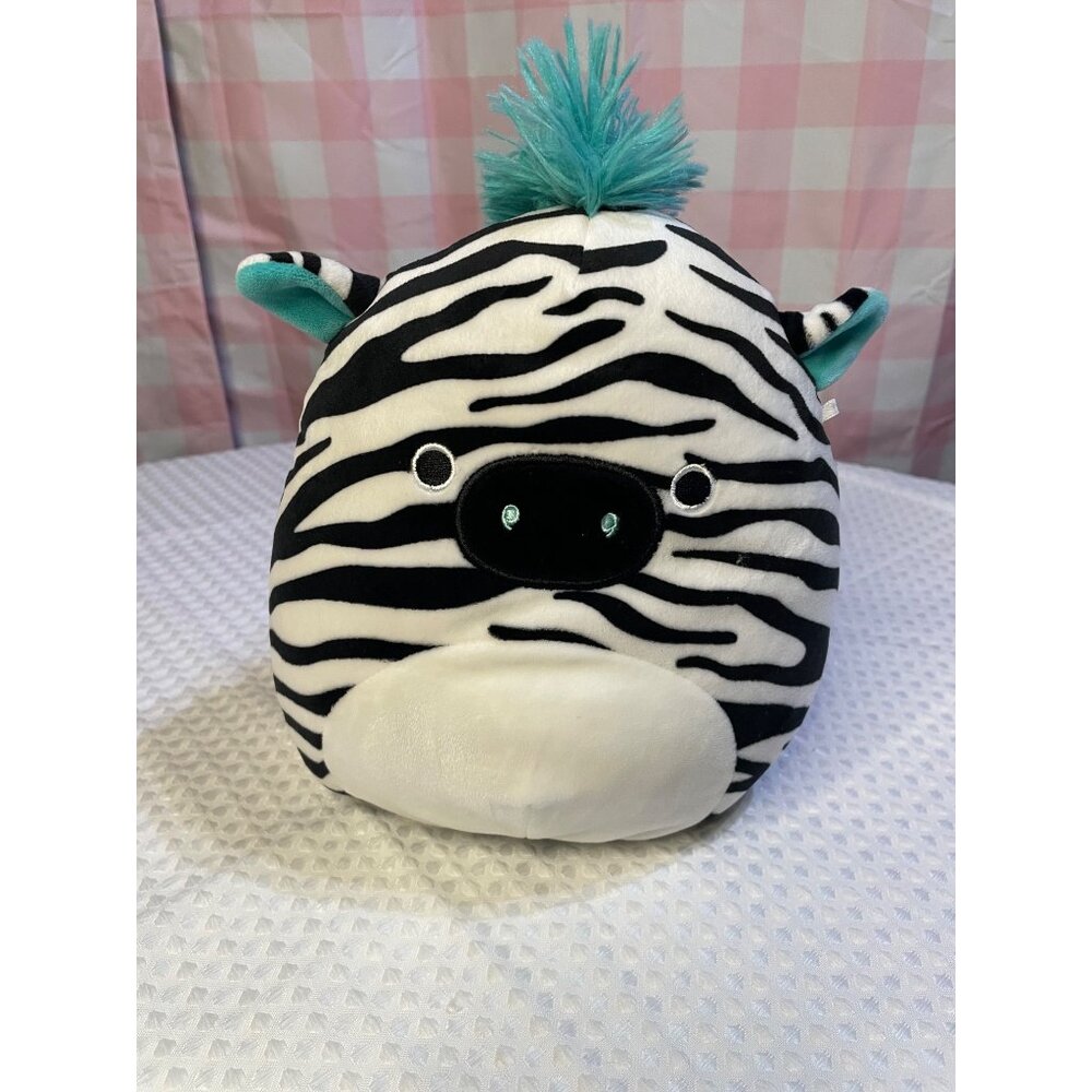 Squishmallow Kellytoy Plush 8" Zeke The Zebra